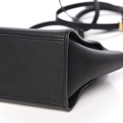 Saint Laurent Calfskin Monogram Toy Cabas Black 10 of 10