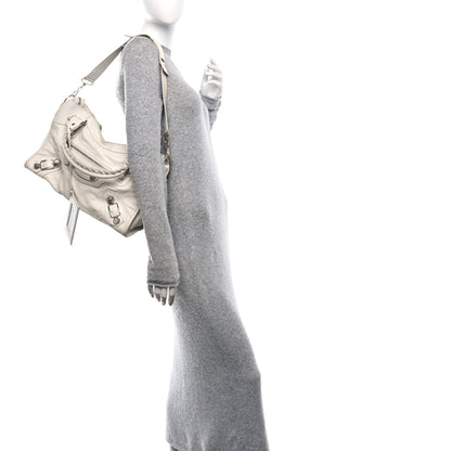 Balenciaga Agneau Giant 21 Silver Hardware City White Light 2 of 11