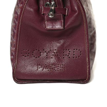 Goyard Goyardine Sac Hardy Pet Carrier PM Burgundy 8 of 13
