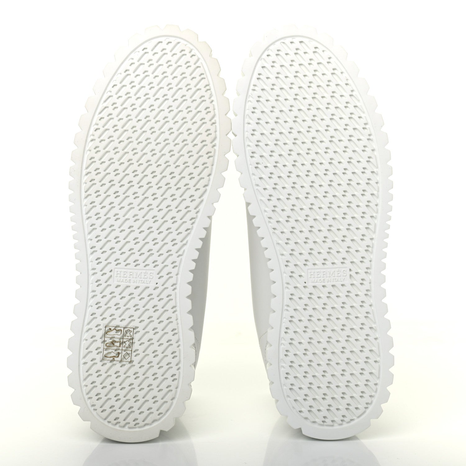 Hermes Calfskin Womens Climb Sneakers 36.5 White 5 of 11