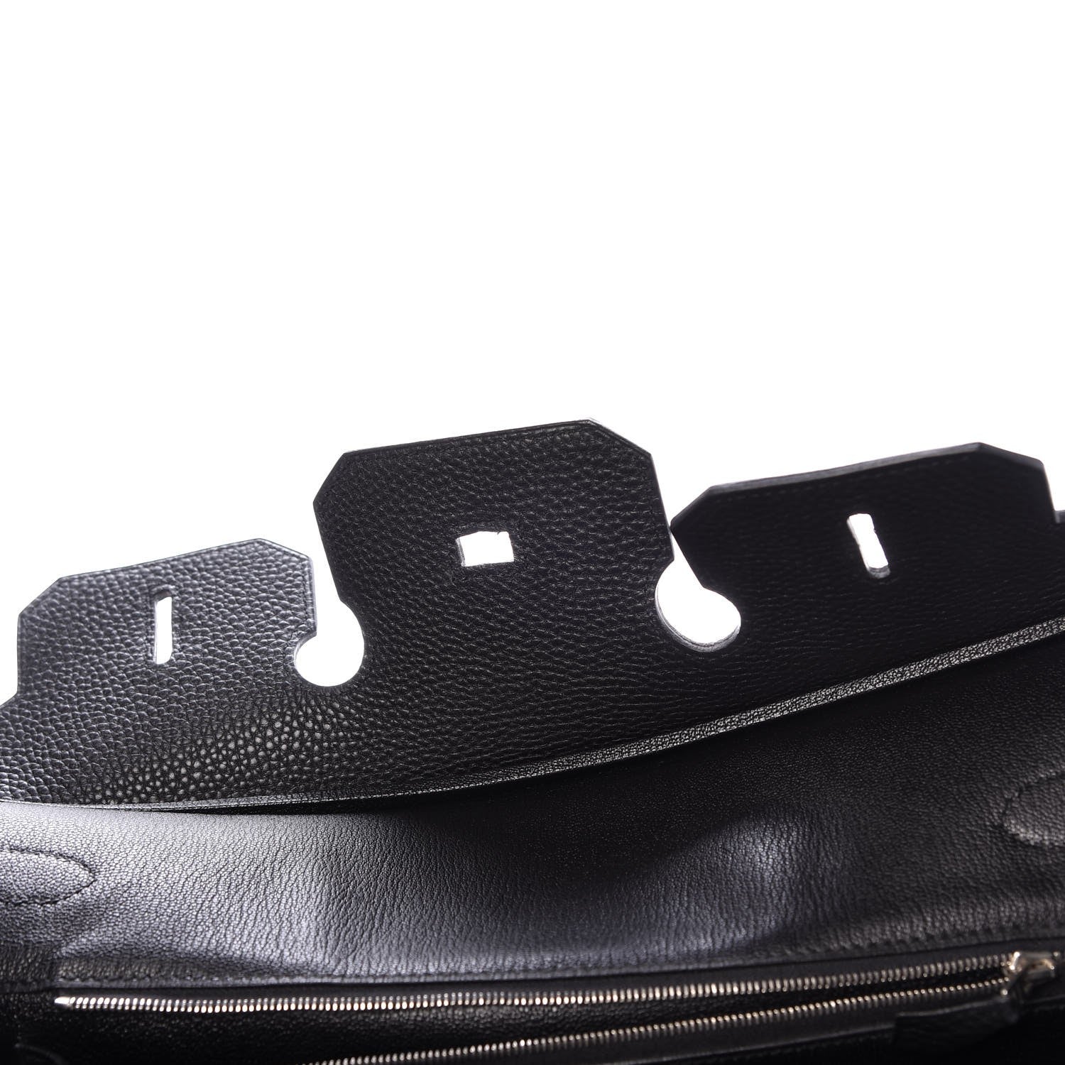 Hermes Taurillon Clemence Birkin 35 Black 10 of 39