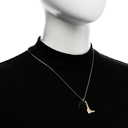 Hermes Permabrass Buffalo Horn Amulette Maroquinier PM Pendant Necklace 2 of 7