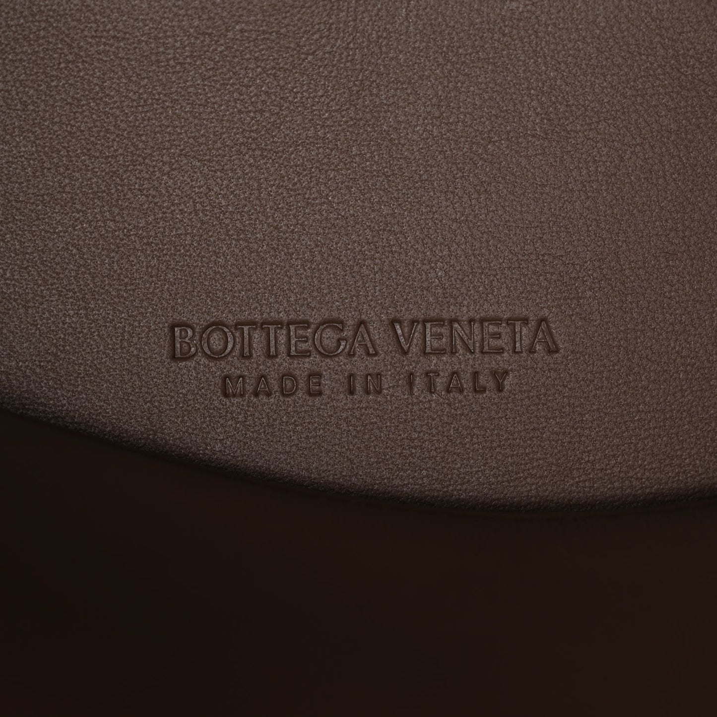 Nappa Intrecciato Small Andiamo Shoulder Bag Taupe Grey