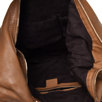Gucci Calfskin Medium Sienna Hobo Brown 9 of 12