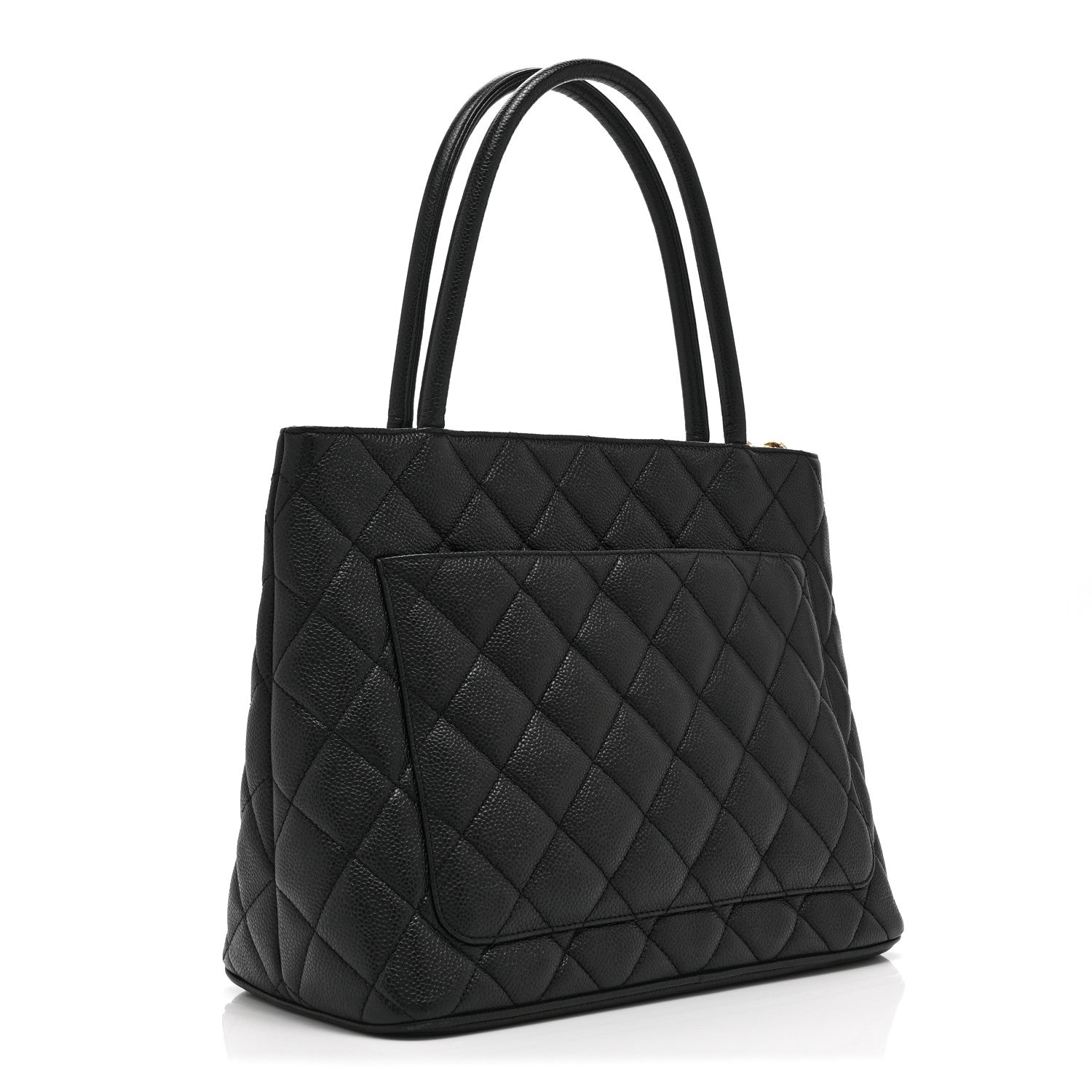 Chanel Caviar Quilted Medallion Tote Black 3 of 10