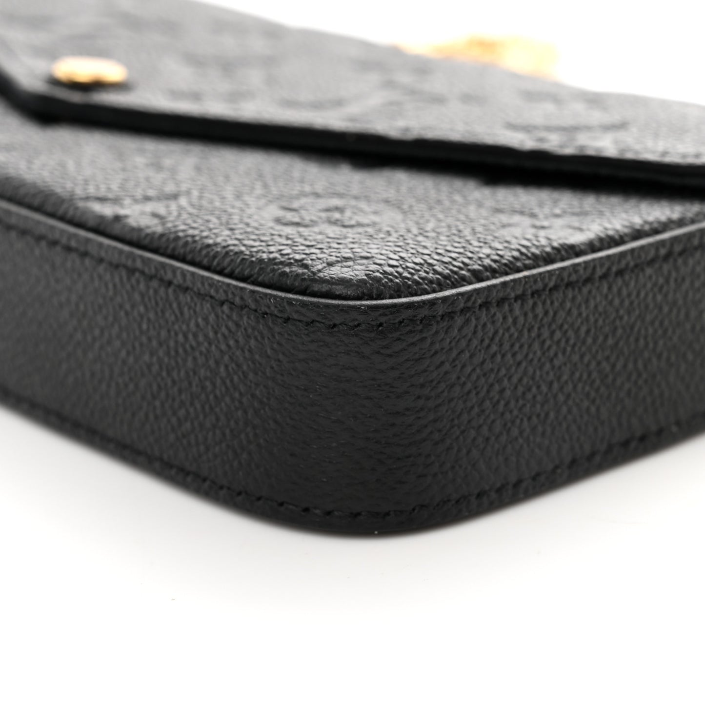 Empreinte Pochette Felicie Chain Wallet Black