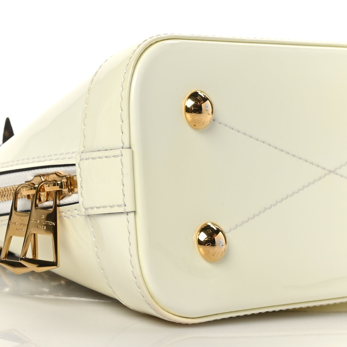 Patent Monogram Alma BB White