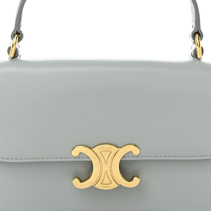 Celine Shiny Calfskin Teen Lola Bag Ice Blue 7 of 10