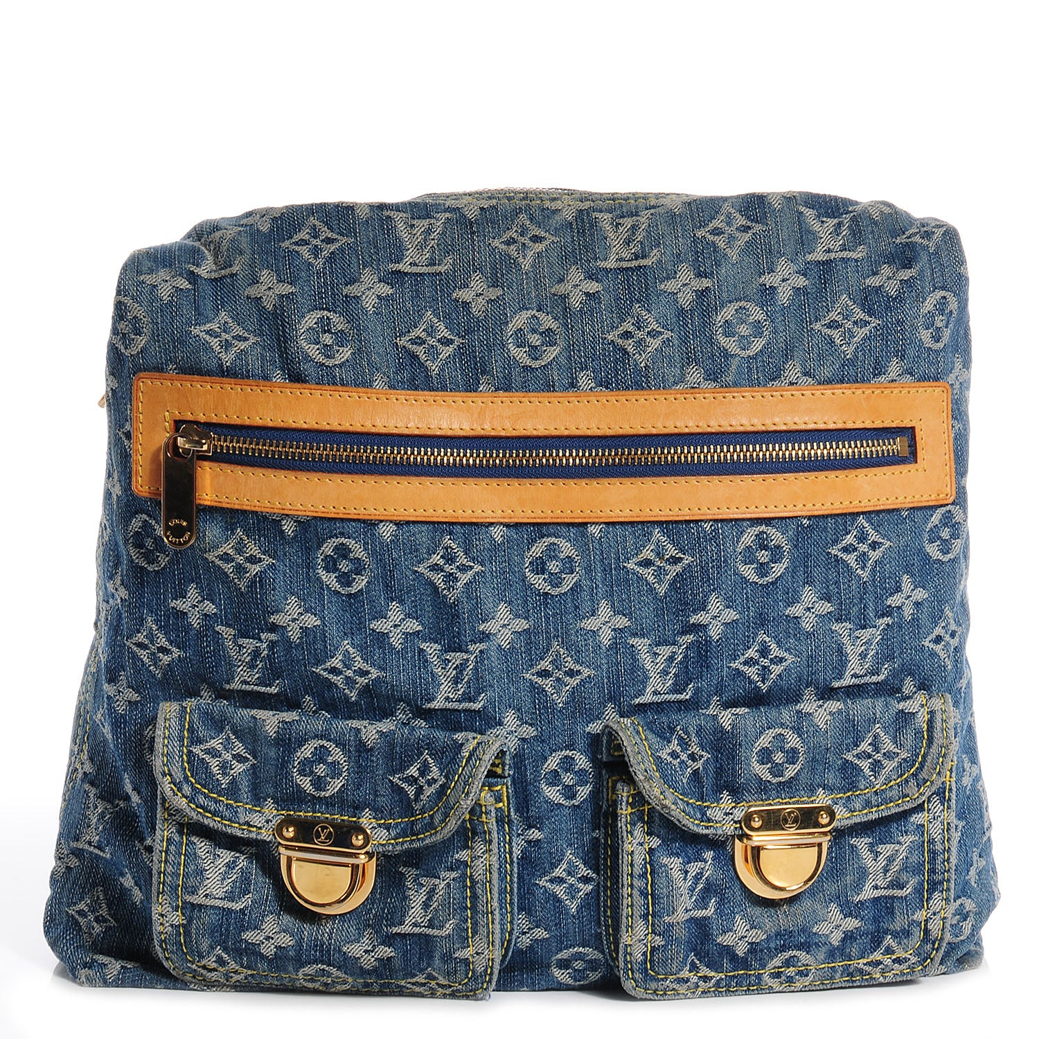 Louis Vuitton Denim Baggy GM Blue 1 of 7