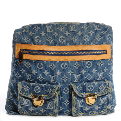 Louis Vuitton Denim Baggy GM Blue 1 of 7