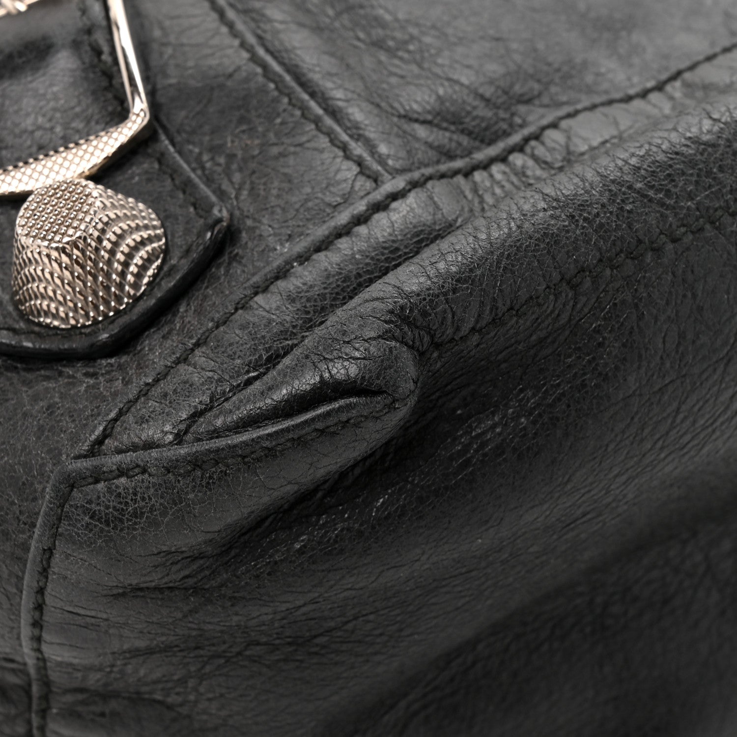Balenciaga Chevre Giant 21 Silver Hardware Day Hobo Black 11 of 12
