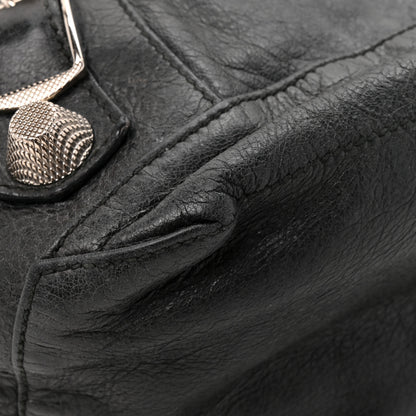 Balenciaga Chevre Giant 21 Silver Hardware Day Hobo Black 11 of 12