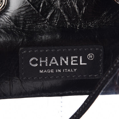 Chanel Crumpled Calfskin PVC Quilted Backpack Black 7 of 11