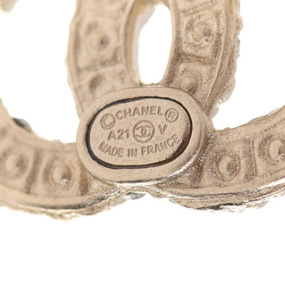 Chanel Pearl CC Earrings Gold 4 of 5
