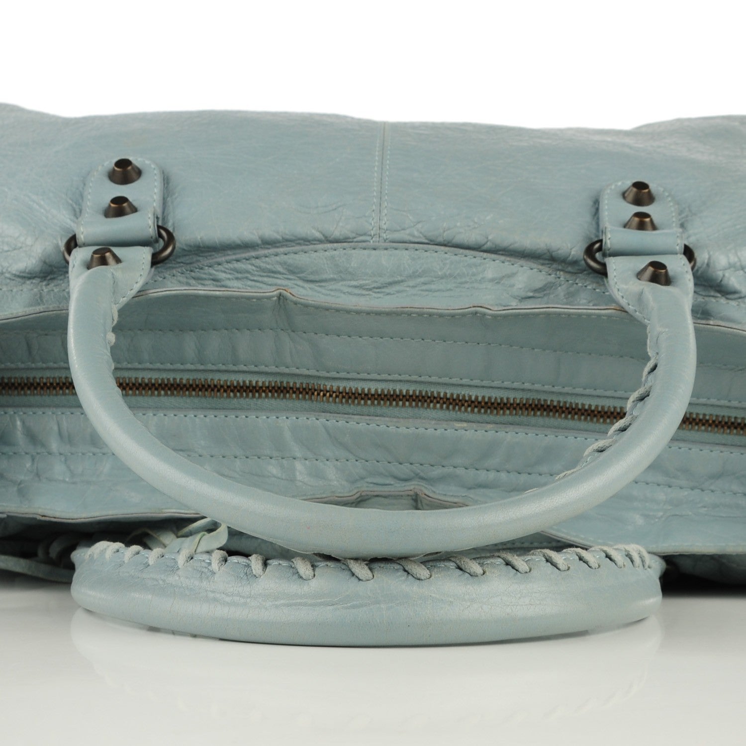 Balenciaga Agneau Classic Hardware Part Time Bleu Acier Ciel 8 of 13