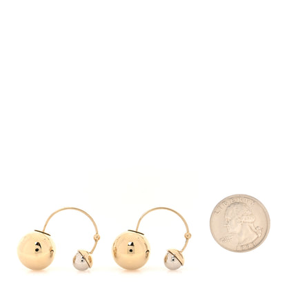 Christian Dior Metal Ultradior Half Hoop Earrings  Gold 2 of 6