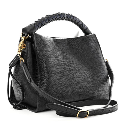 Mulberry Heavy Grain Small Iris Tote Black 2 of 8