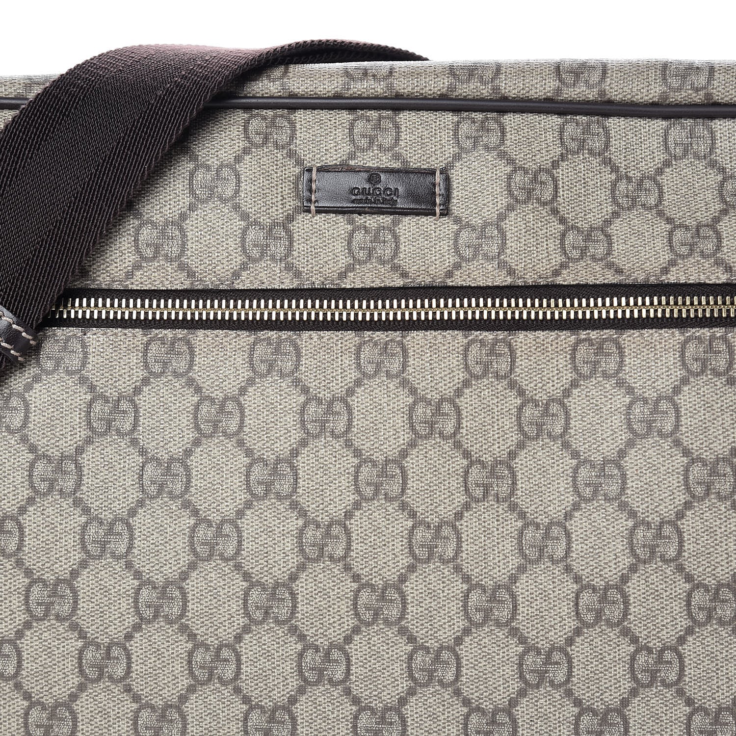 Gucci GG Plus Monogram Large Messenger Bag Dark Brown 12 of 12