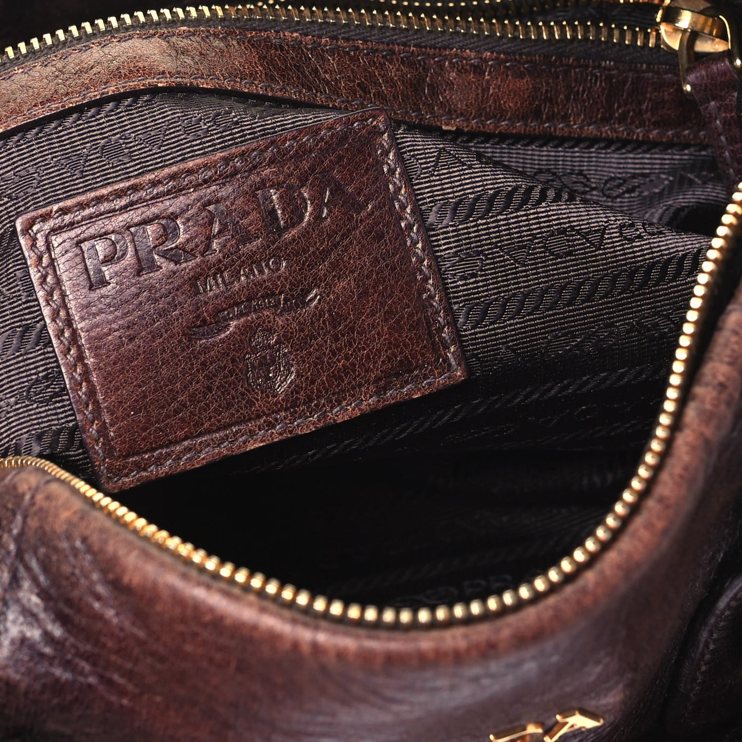 Cervo Antik Dome Satchel Cacao