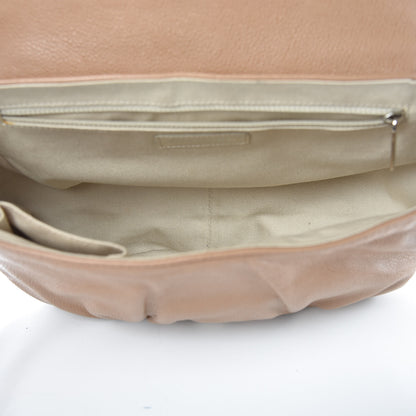 Chanel Caviar Large Half Moon Flap Dark Beige 5 of 13