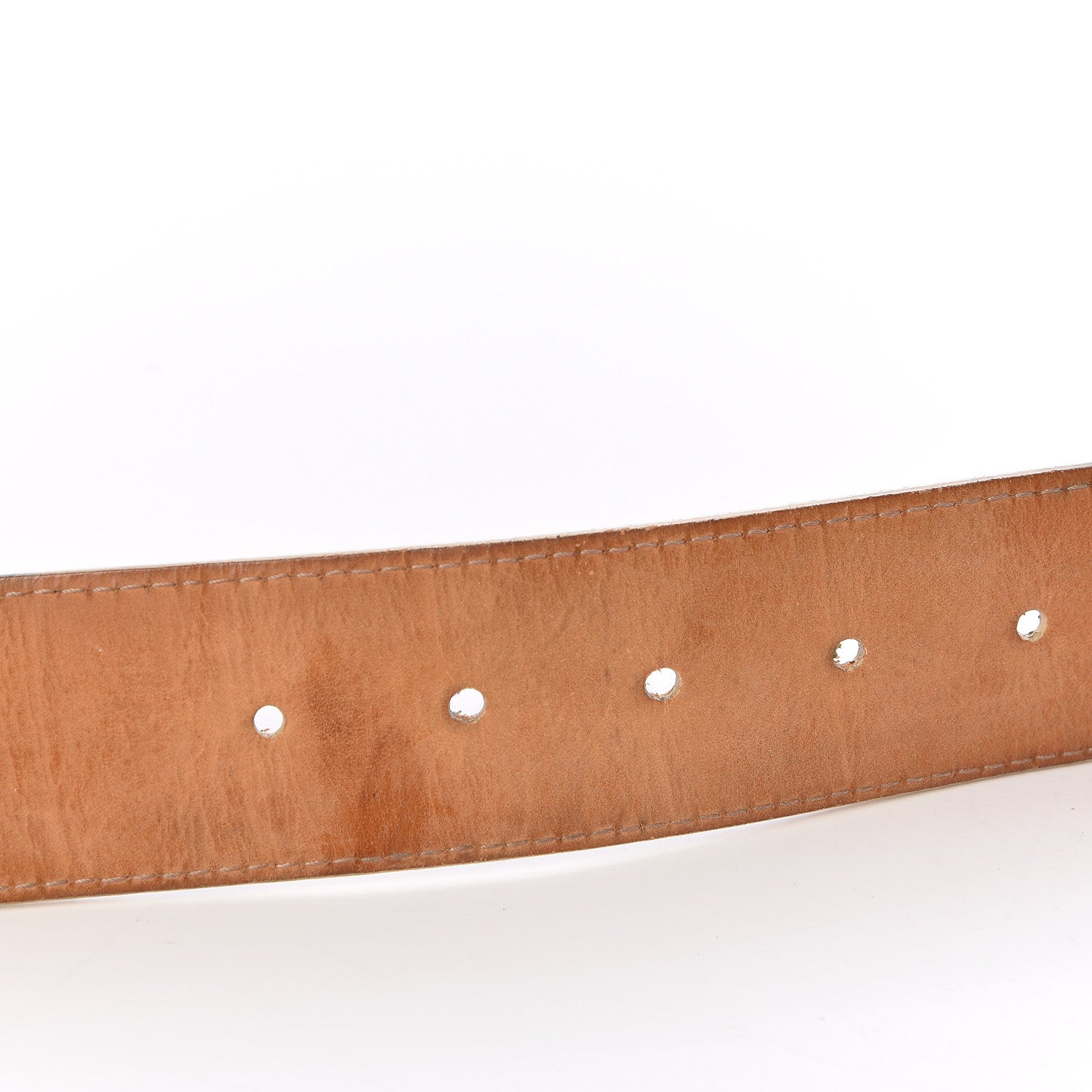 Louis Vuitton Damier Azur LV Initiales Belt 85 34 6 of 13