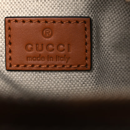 Gucci GG Denim Calfskin Web Mini GG Top Handle Bag Light Blue White 6 of 12