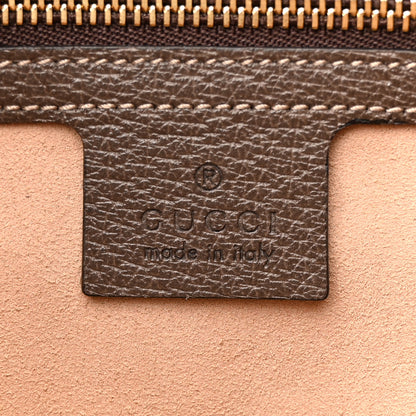 Gucci GG Supreme Monogram Web Small Ophidia Shoulder Bag Brown 6 of 12