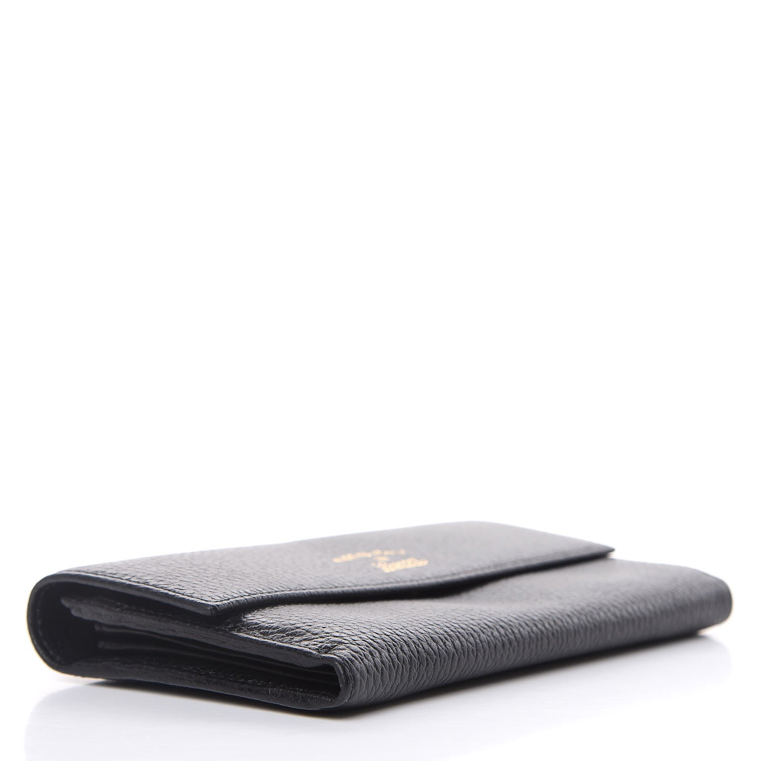 Gucci Dollar Calfskin Swing Continental Wallet Black 4 of 10
