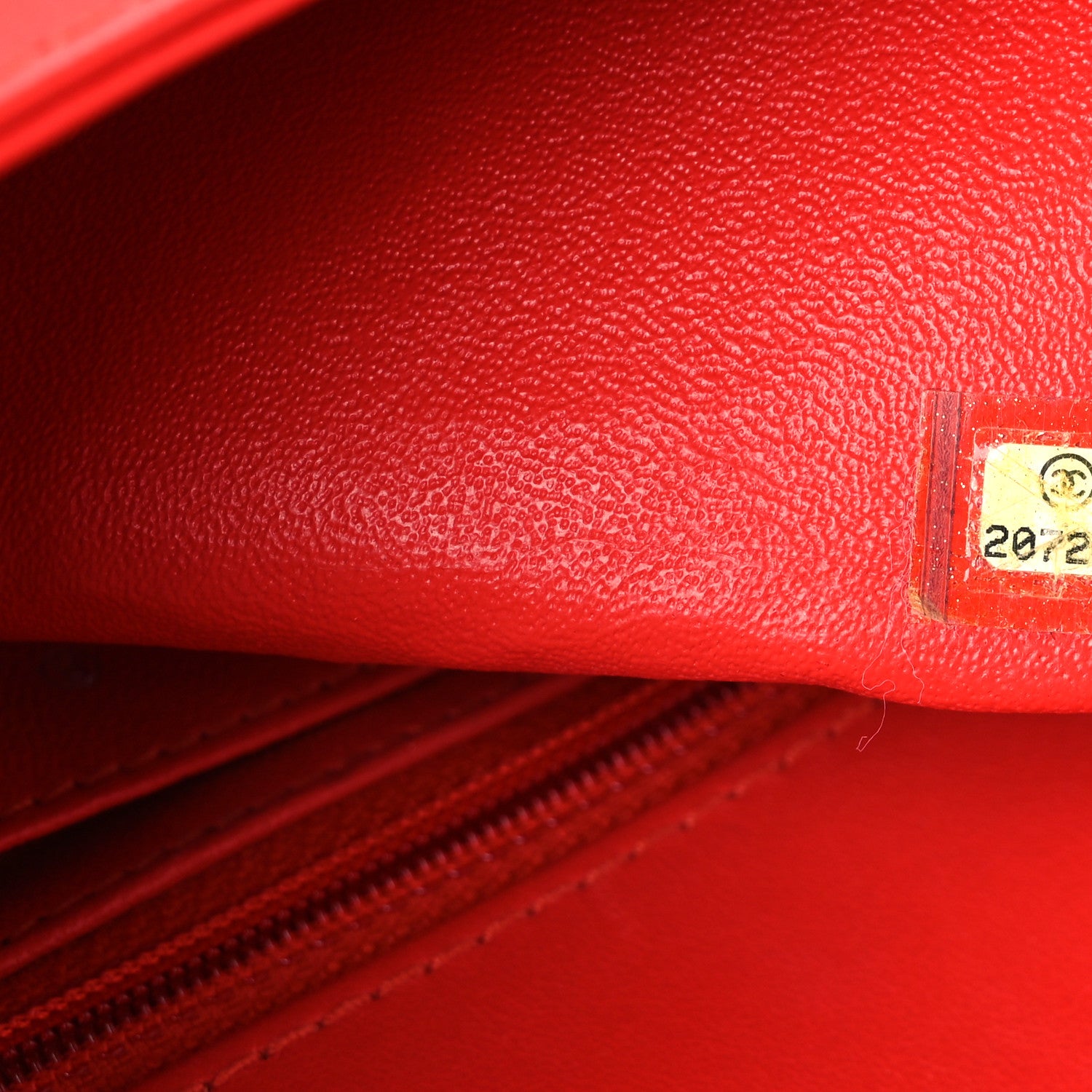 Chanel Lambskin Quilted Small Geometric Flap Red 8 of 12