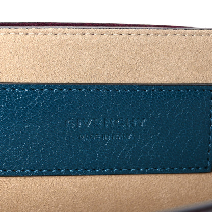 Givenchy Sugar Goatskin Suede Medium GV3 Shoulder Bag Blue Aubergine 6 of 10