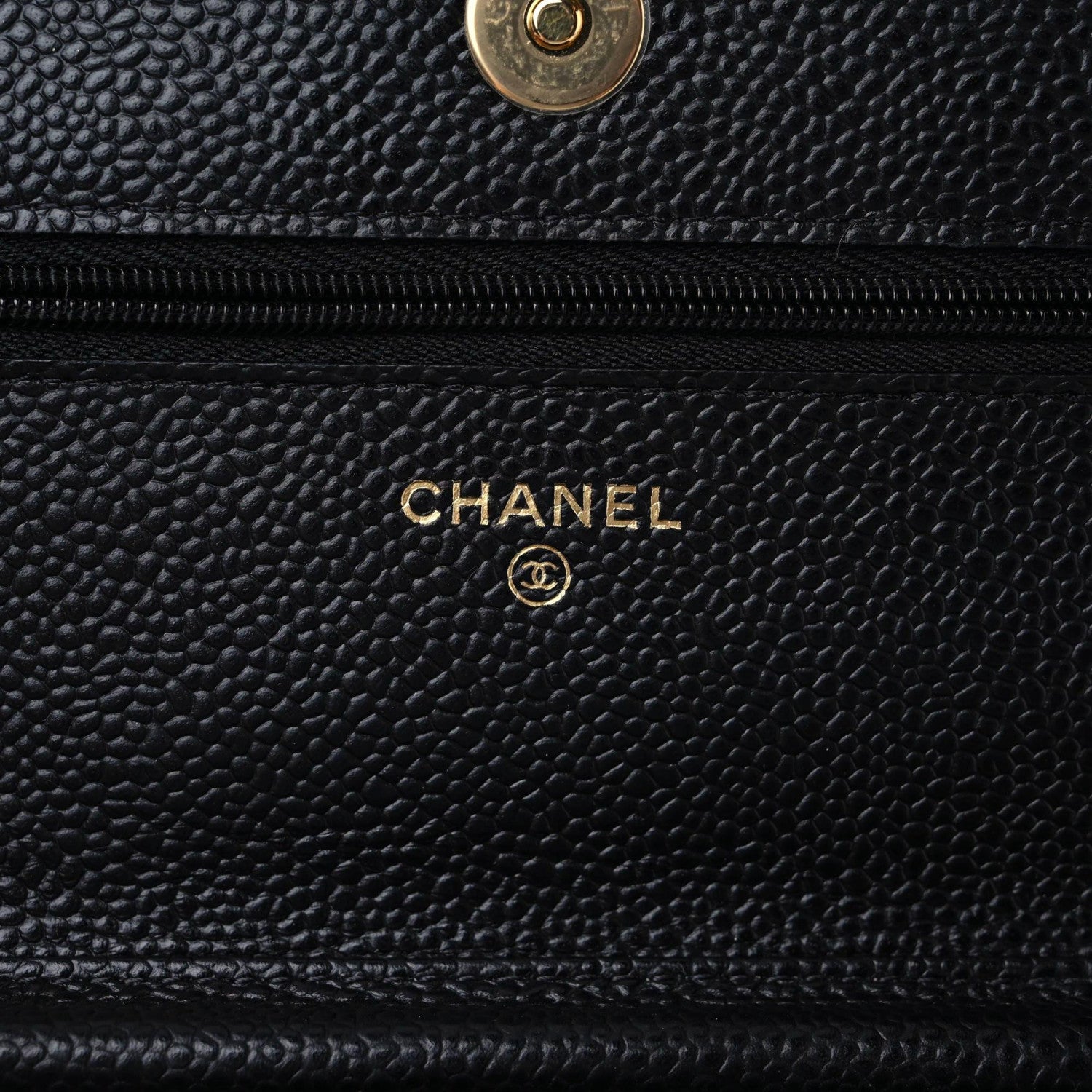 Chanel Caviar Quilted Wallet On Chain WOC Black 8 of 10
