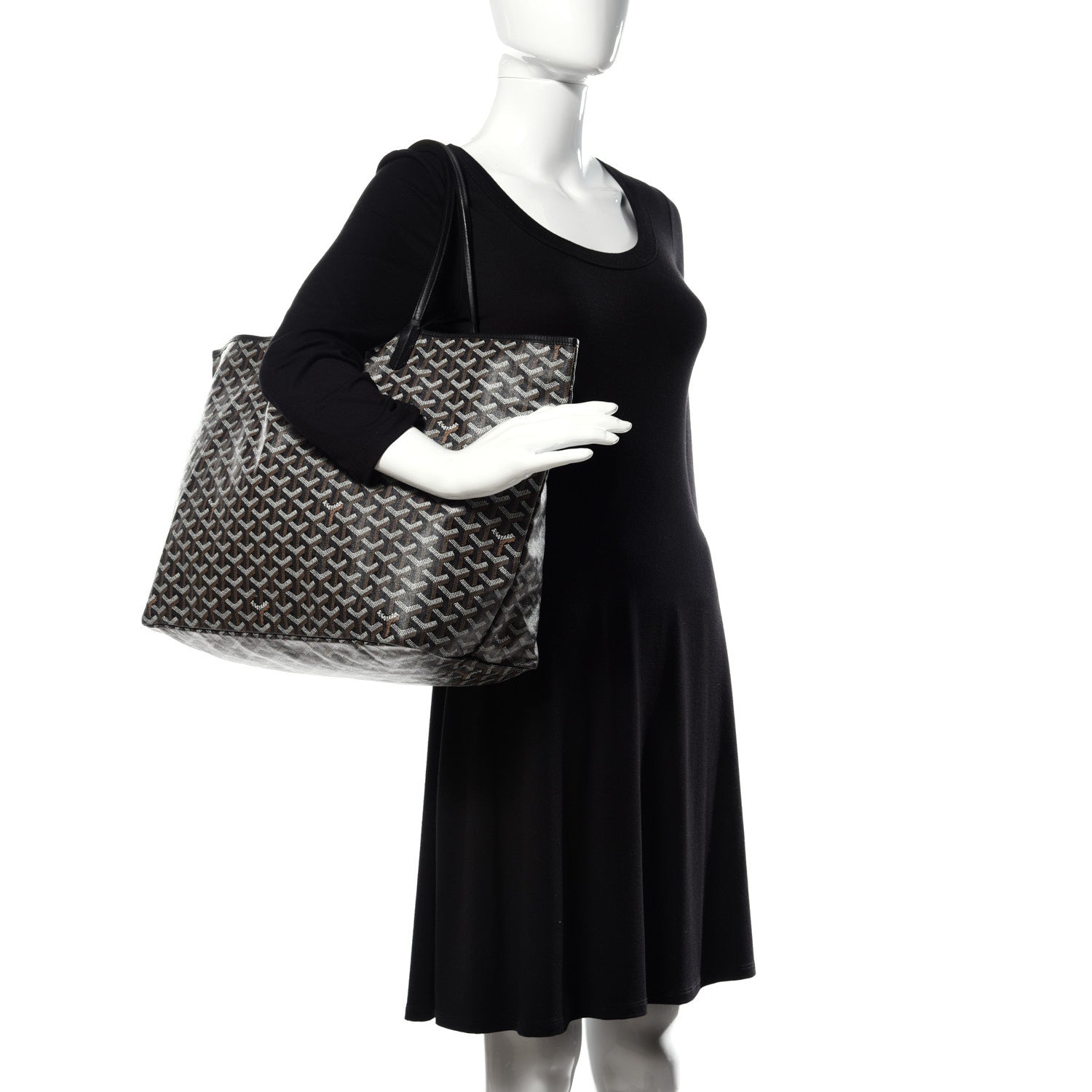 Goyard Goyardine Saint Louis GM Black 2 of 8