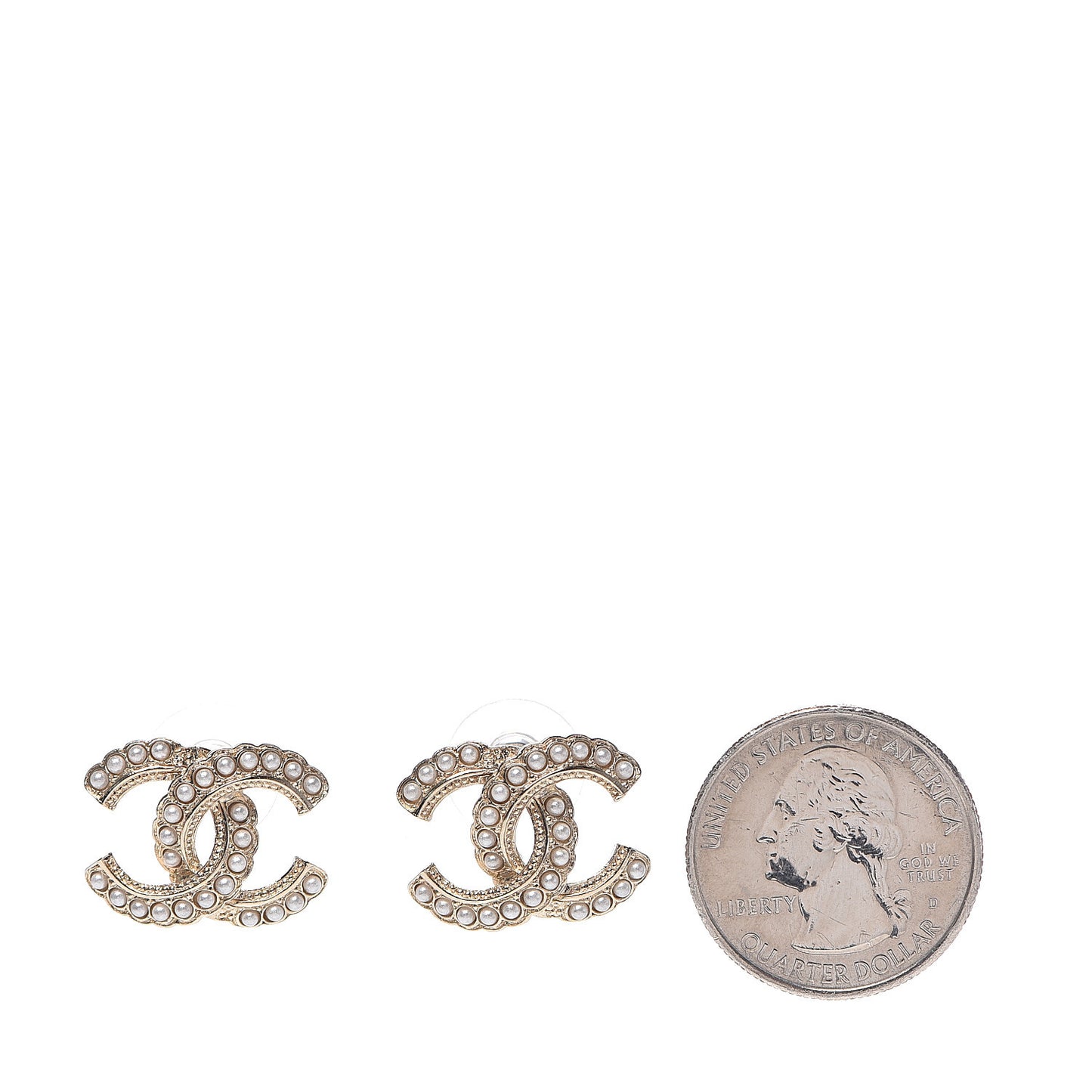 Pearl Queen of France CC Earrings Gold