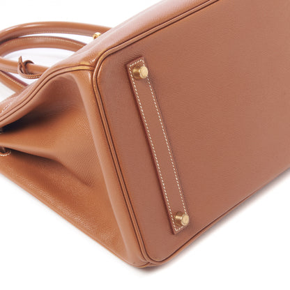 Hermes Courchevel Birkin 35 Gold 6 of 31