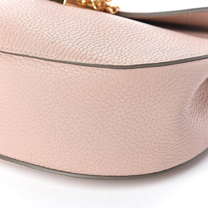 Chloe Grained Lambskin Drew Shoulder Bag Cement Pink 8 of 9