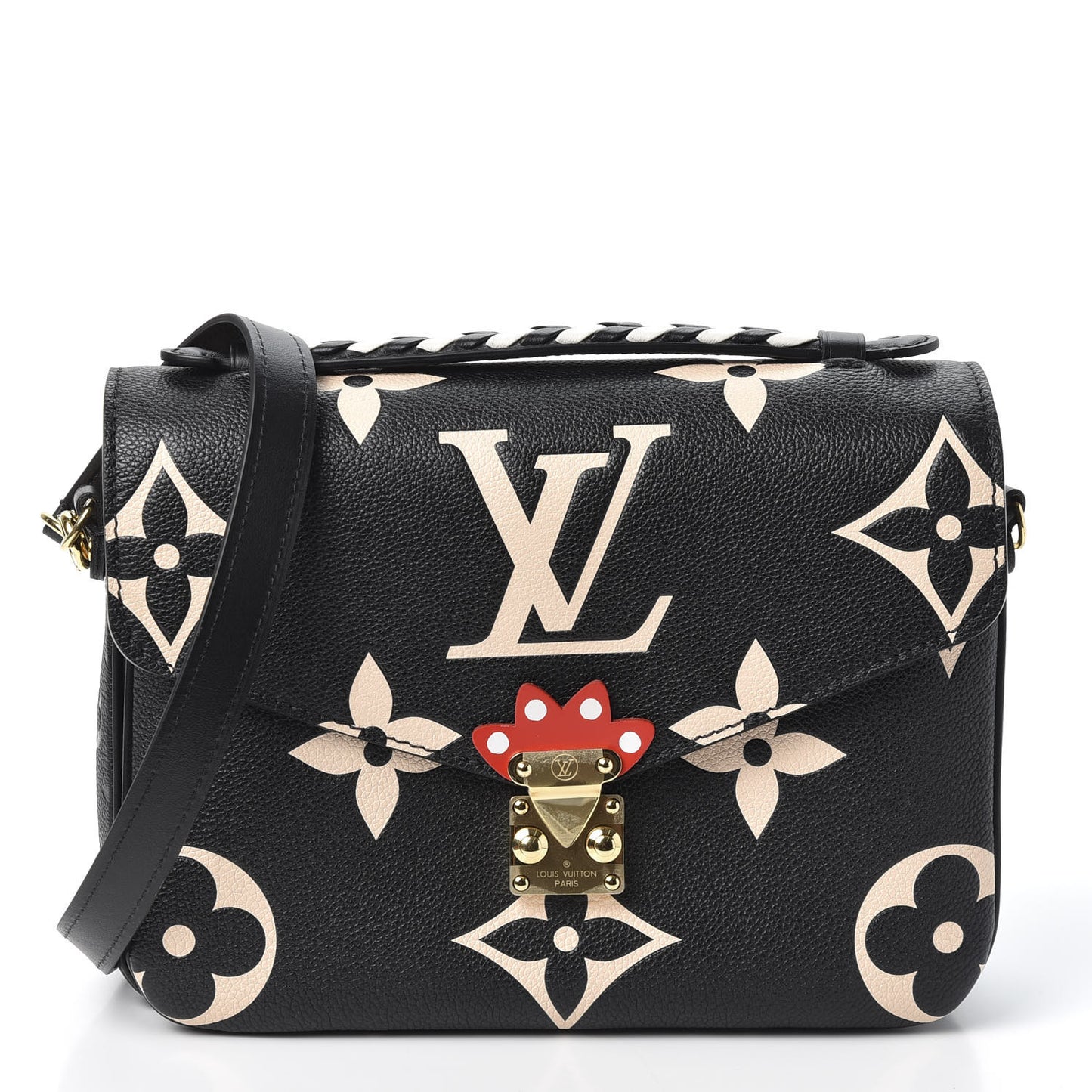 Empreinte Monogram Giant Crafty Pochette Metis Black Creme