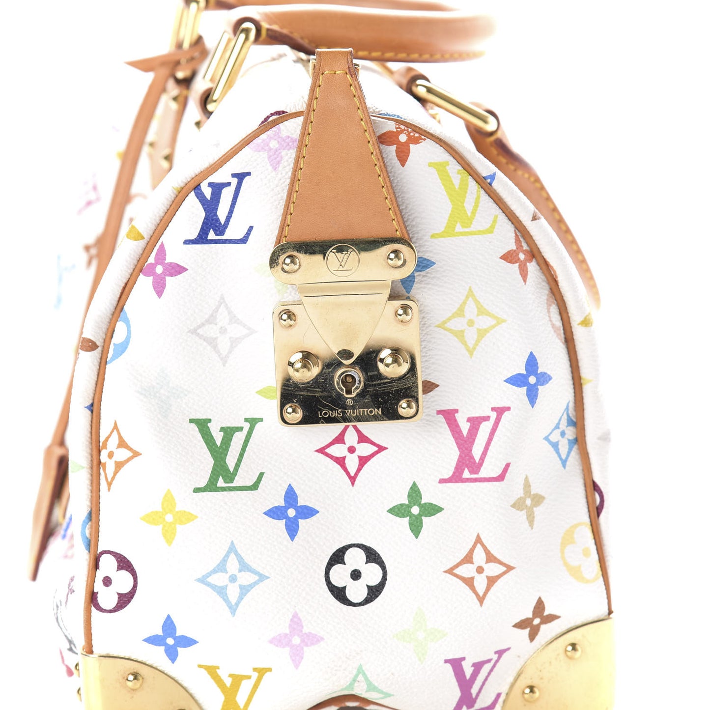 Monogram Multicolor Speedy 30 White