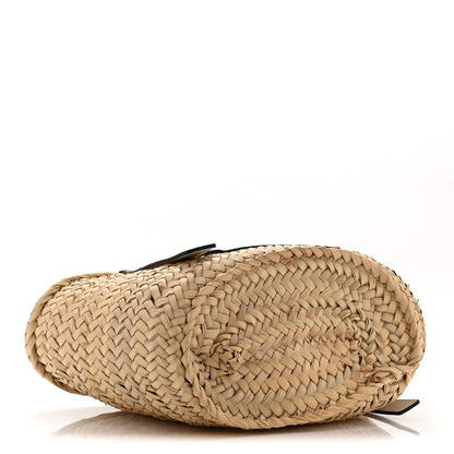 Loewe Raffia Small Basket Tote Bag Natural White 4 of 10