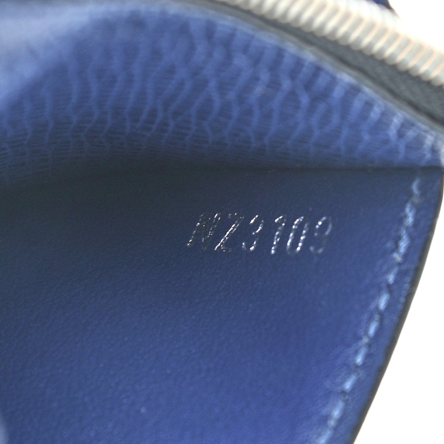 Monogram Taiga Coin Card Holder Cobalt