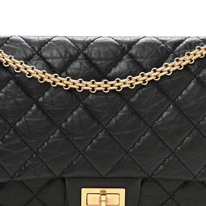 Chanel Aged Calfskin Quilted 2.55 Reissue 227 Flap Black 8 of 10