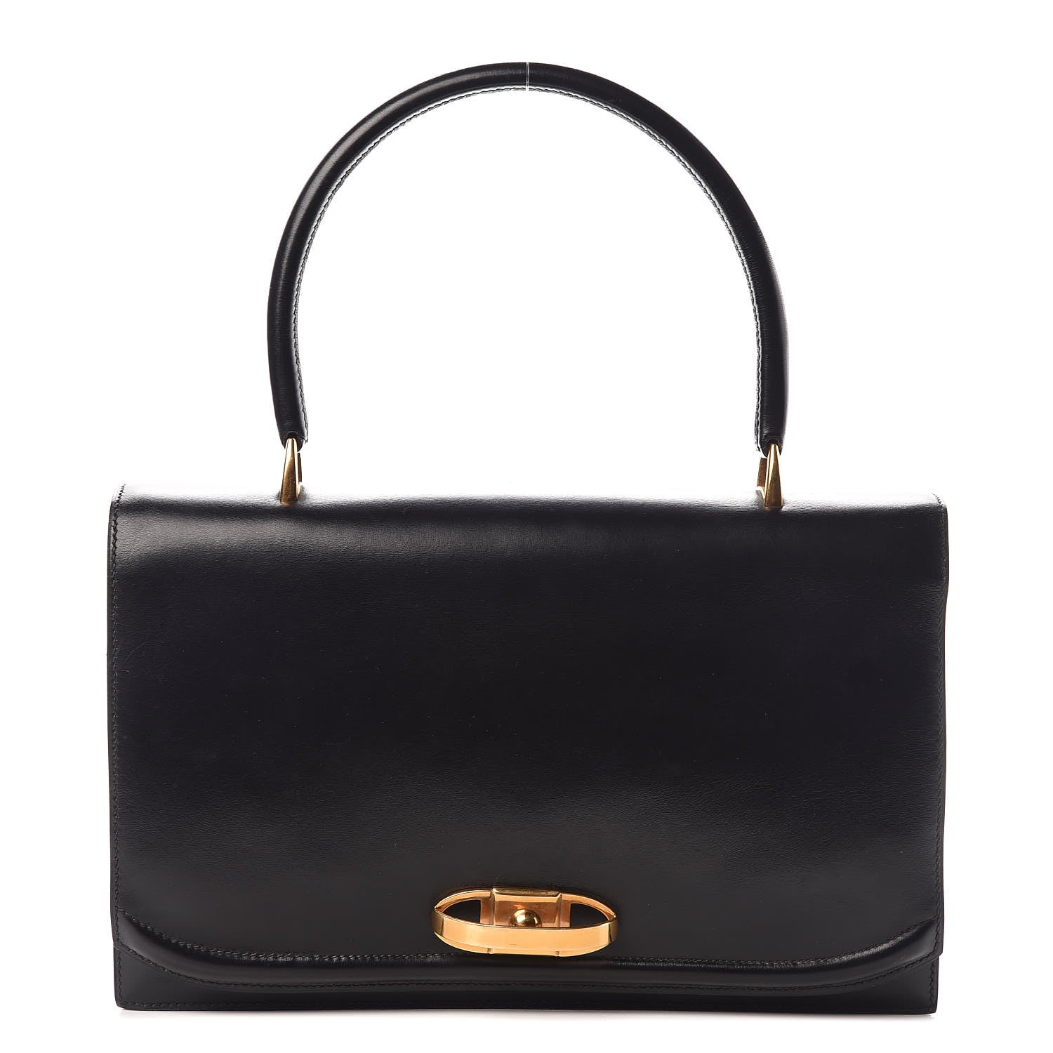 Hermes Box Top Handle Bag Black 1 of 16