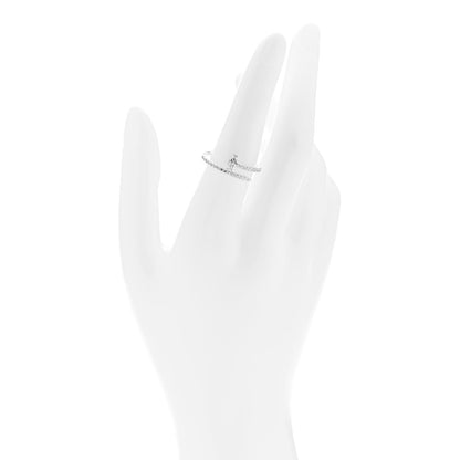 Cartier 18K White Gold Diamond Juste Un Clou Paved Ring 54 7 2 of 5