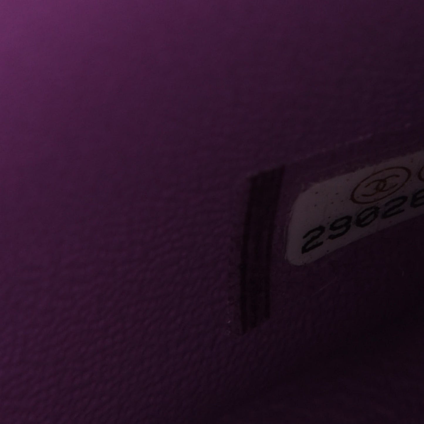 Lambskin Quilted Mini Square Flap Purple