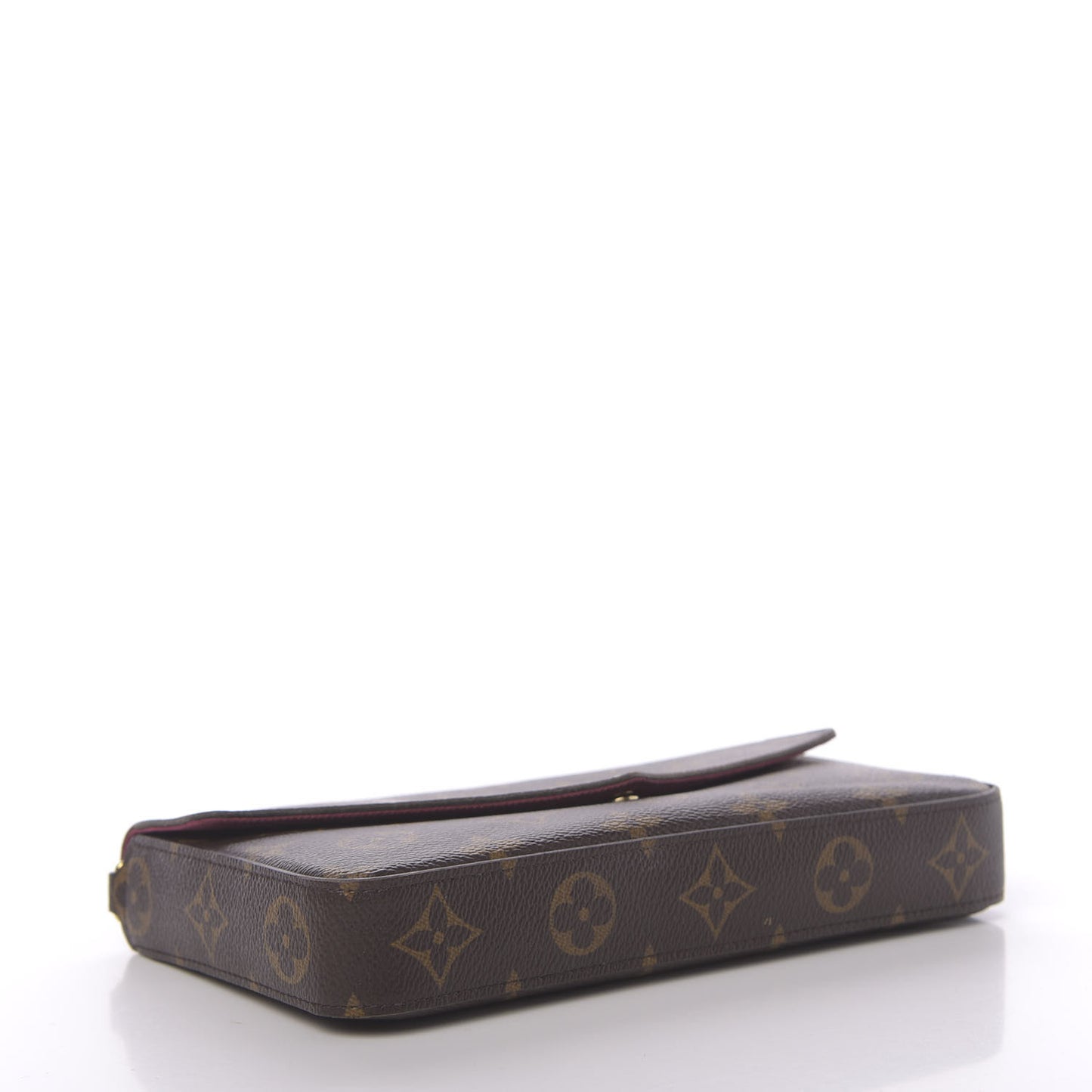 Monogram Pochette Felicie Chain Wallet Fuchsia