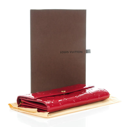 Louis Vuitton Vernis Sarah Wallet Pomme D'Amour 4 of 7