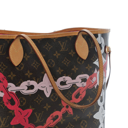 Louis Vuitton Monogram Bay Neverfull MM Rose Ballerine Poppy 9 of 11