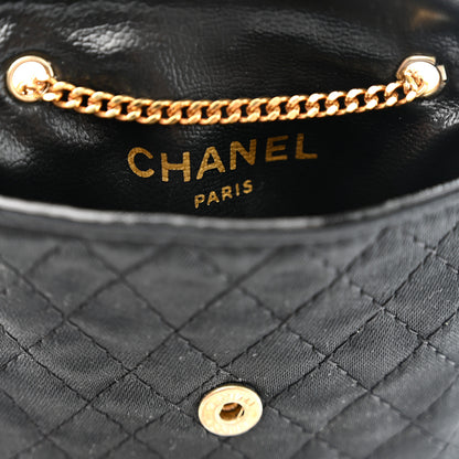 Chanel Jersey Quilted Micro Flap Bag Black 6 of 11