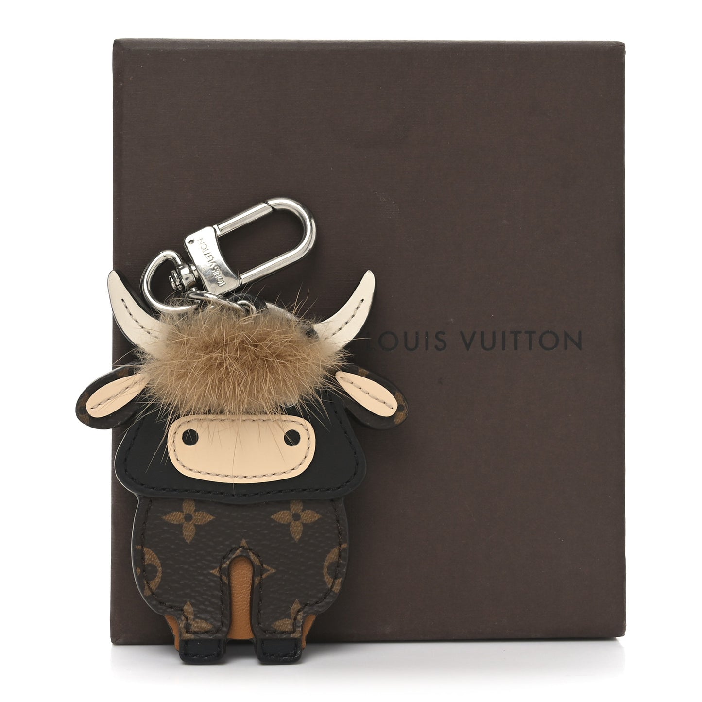 Monogram Chinese New Year LV Ox Bag Charm Key Holder