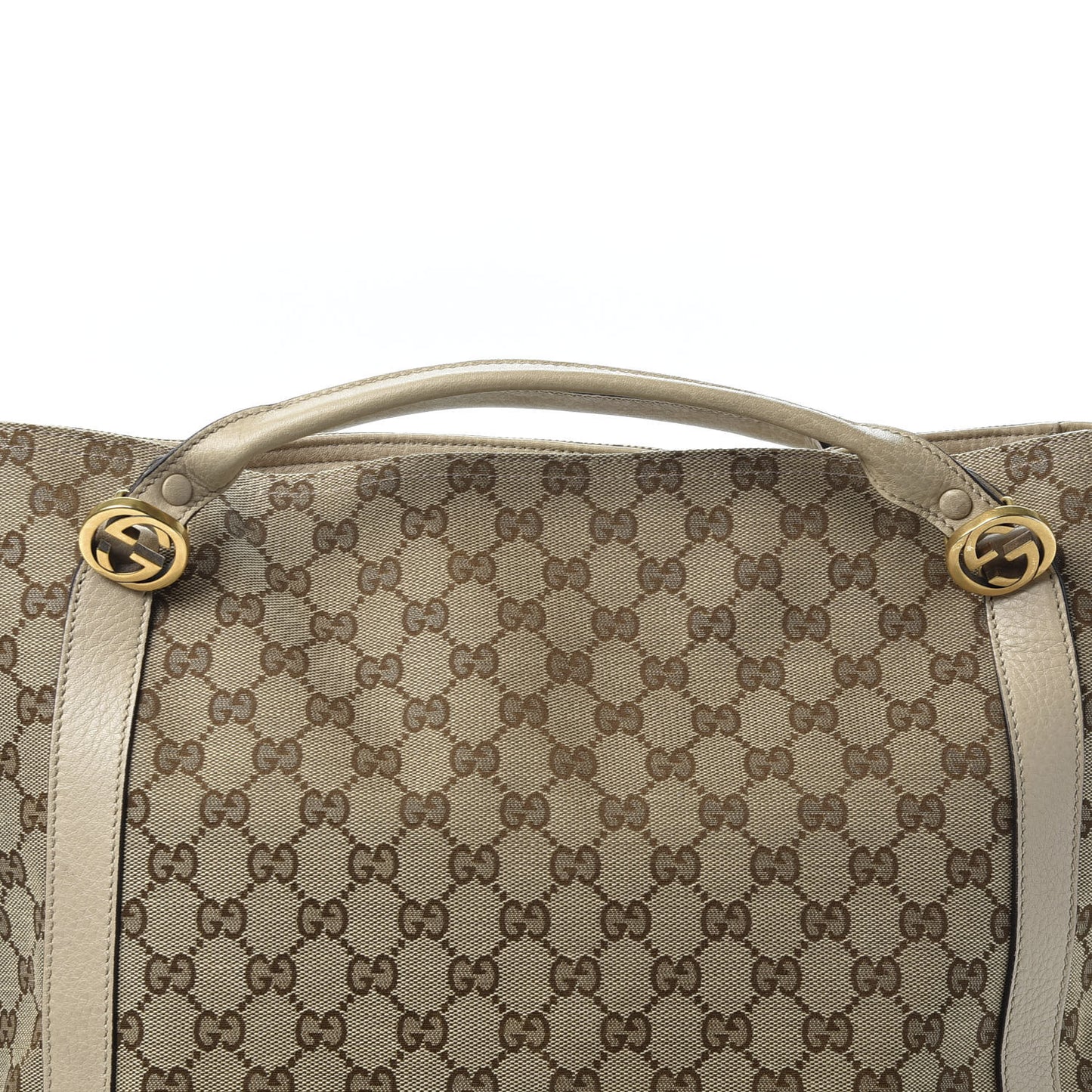Monogram Medium Miss GG Top Handle Bag White