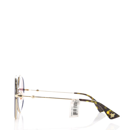 Gucci Round Aviator Glitter Sunglasses GG0061S Blue 3 of 7